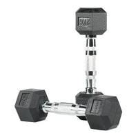 Hex Rubber Coated Dumbbell - 2 KG