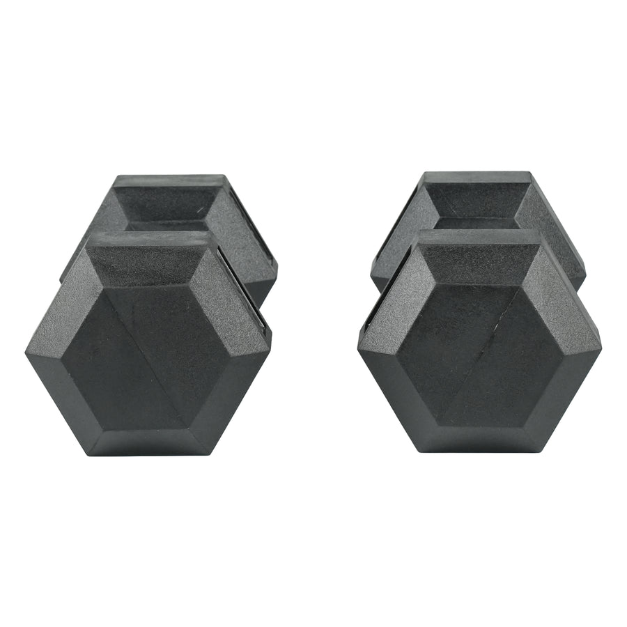 Hex Rubber Coated Dumbbell - Single 2kg