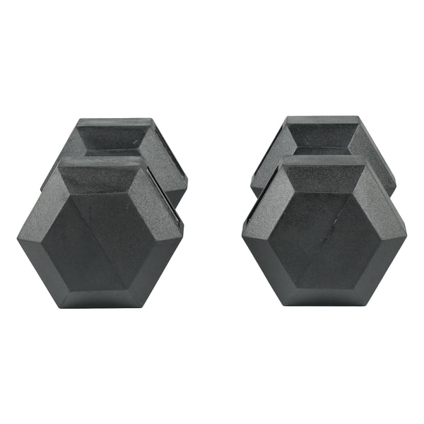 Hex Rubber Coated Dumbbell 6KG | Pair | Axox Fitness