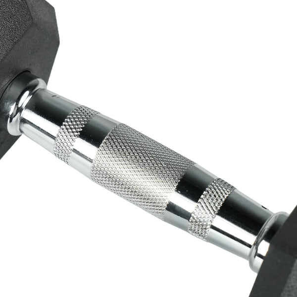 Hex Rubber Coated Dumbbell 6KG | Pair | Axox Fitness