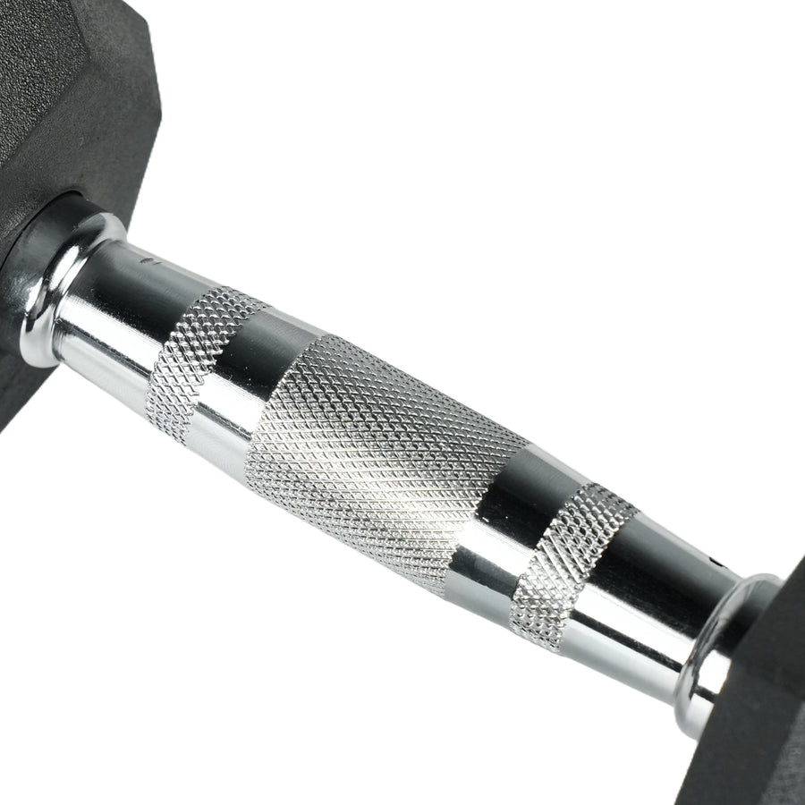 Hex Rubber Coated Dumbbell 6KG | Pair | Axox Fitness