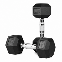 Axox Fitness Hex Rubber Coated Dumbbell – 8KG (Pair)