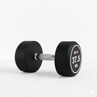 Round Rubber Dumbbell - Pair 37.5kg