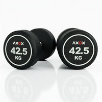 Round Rubber Dumbbell - Pair 42.5kg