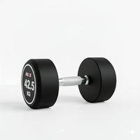 Round Rubber Dumbbell - Pair 42.5kg