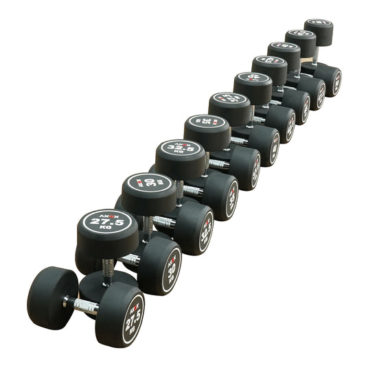 27.5-50 Kg  Steel Dumbbell with Rubber Coated Head
