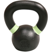 Cast Iron Kettlebell With Color Ring, 4KG