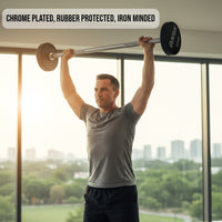 Fixed Straight & Curl Barbell Set – 10–30 KG Bundle