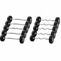Fixed Straight & Curl Barbell Set – 10–30 KG Bundle