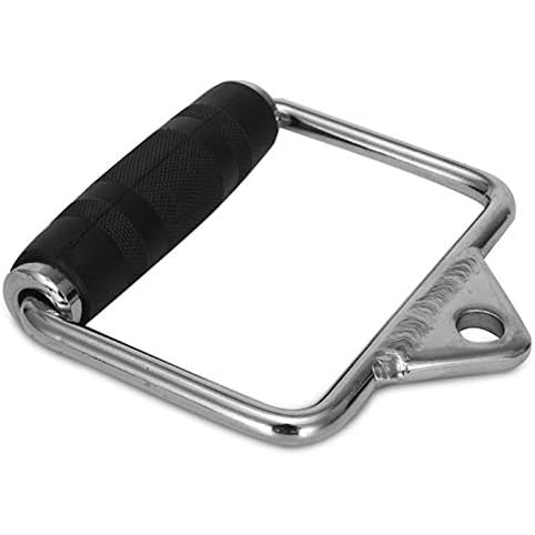 Solid Rotating Cable Handle with TPR Grip | Cable Attachment | Axox Fitness