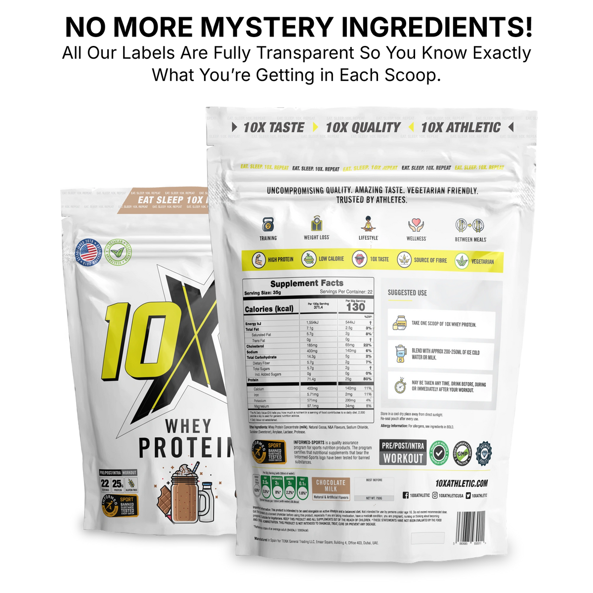 10X Whey 22 Servings