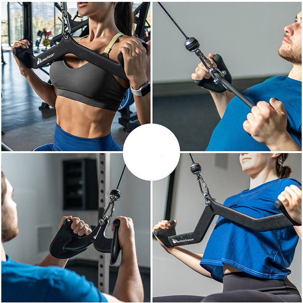 Lat Pulldown Cable Attachment Set | 5-Piece | Axox Fitness