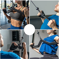 Lat Pulldown Cable Attachment Set | 5-Piece | Axox Fitness