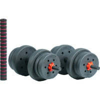Axox Fitness Polypropylene Weight Set | 20kg | Dumbbell & Barbell Combo