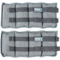 Axox Fitness Ankle Weights | 4.5kg (10lbs) | Iron Sand Fill | Velcro Strap