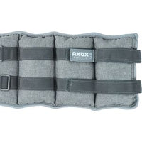 Axox Fitness Ankle Weights | 4.5kg (10lbs) | Iron Sand Fill | Velcro Strap