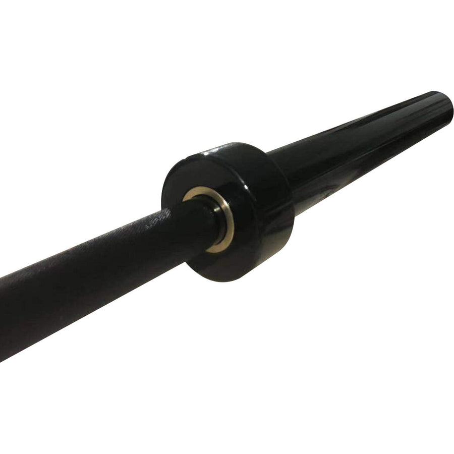 Olympic Bar with Black Grip & Black Sleeves 220cm | Axox Fitness