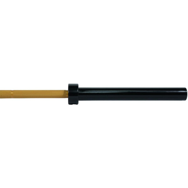 Axox Fitness Olympic Bar – Gold Grip With Black Sleeves | 220cm