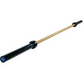Axox Fitness Olympic Bar – Gold Grip With Black Sleeves | 220cm