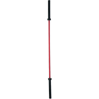 Axox Fitness Olympic Bar – Red Grip With Black Sleeves | 220cm