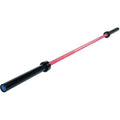 Axox Fitness Olympic Bar – Red Grip With Black Sleeves | 220cm