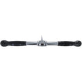 Revolving Solid Straight Bar with TPR Grips | Cable Attachment | Axox Fitness