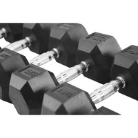 Rubber Coated Hex Dumbbell Set | 1kg - 10kg
