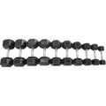 Rubber Coated Hex Dumbbell Set | 1kg - 10kg