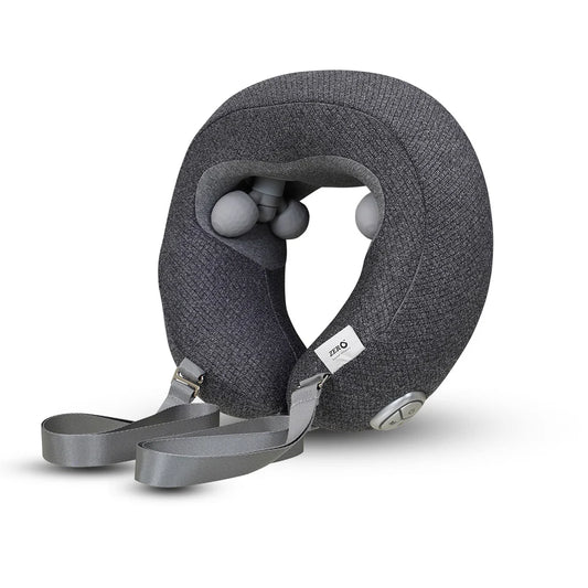 D-Dreamy 2-in-1 Neck Pillow Massager - 3D Deep Massage, Heat Therapy, Type-C - Travel & Home Relief