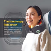 D-Dreamy 2-in-1 Neck Pillow Massager - 3D Deep Massage, Heat Therapy, Type-C - Travel & Home Relief