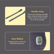 D-Dreamy 2-in-1 Neck Pillow Massager - 3D Deep Massage, Heat Therapy, Type-C - Travel & Home Relief