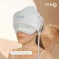 D'Medizonic Electric Head Massager - Heat Therapy, Air Compression, 4 Modes, Music - Headache & Stress Relief - Rechargeable