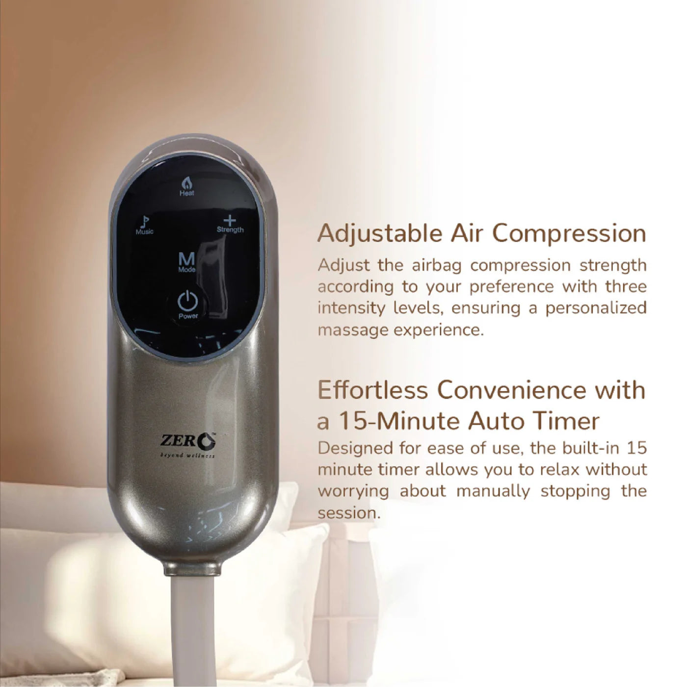 D'Medizonic Electric Head Massager - Heat Therapy, Air Compression, 4 Modes, Music - Headache & Stress Relief - Rechargeable