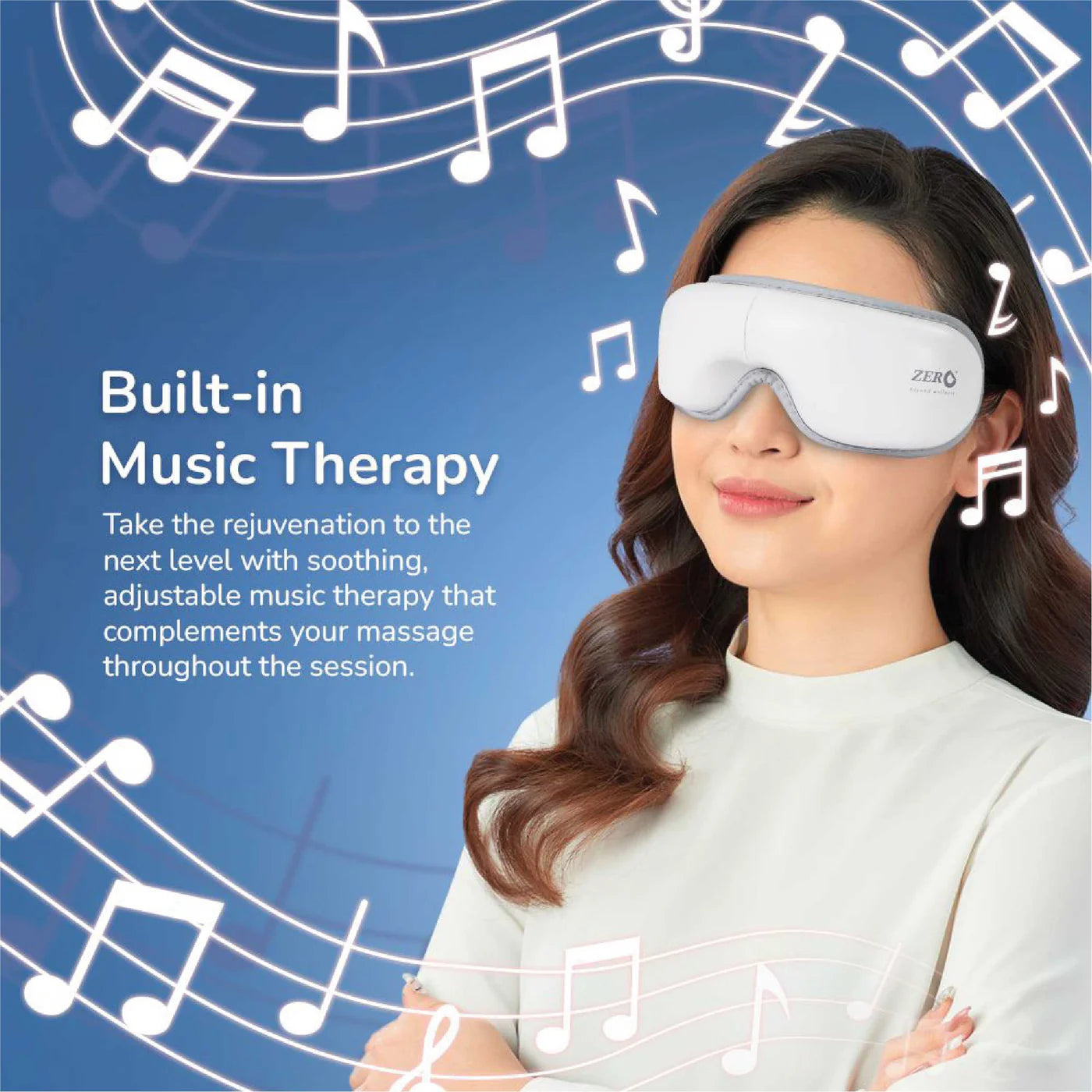 I-Vizz+ Eye Massager | 5 Modes | Air Pressure, Vibration & Heat | Music Therapy | 180° Foldable | Type-C | Eye Fatigue Relief