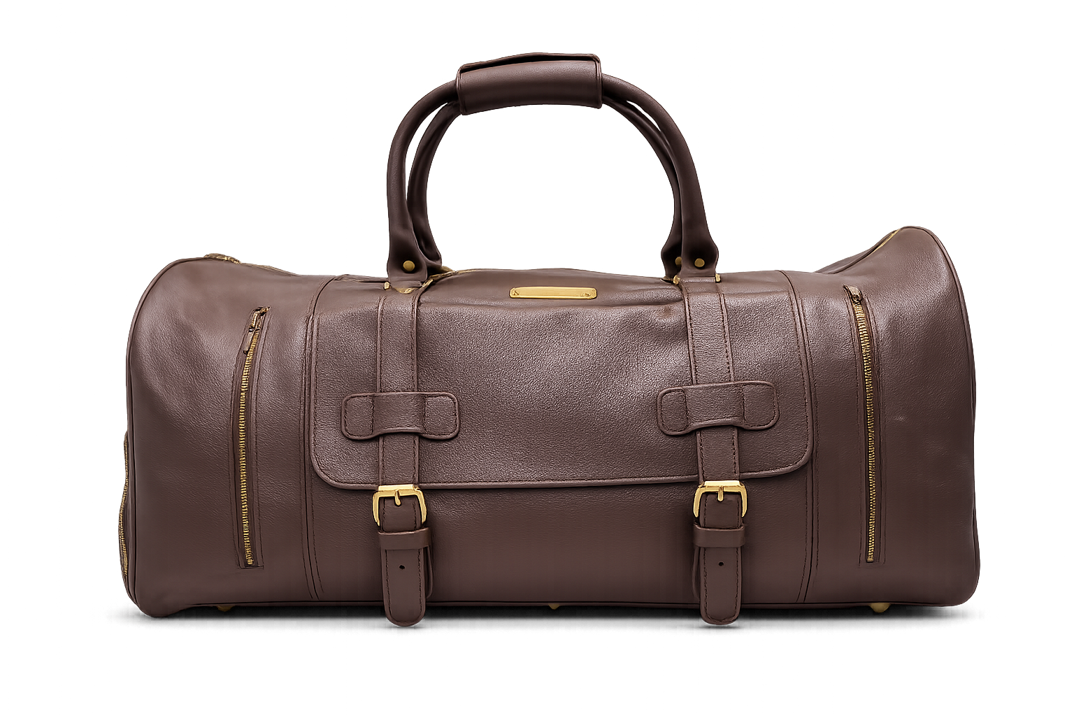 MyPT Leather Travel Duffel Bag | Premium Gym, Travel & Weekender Bag