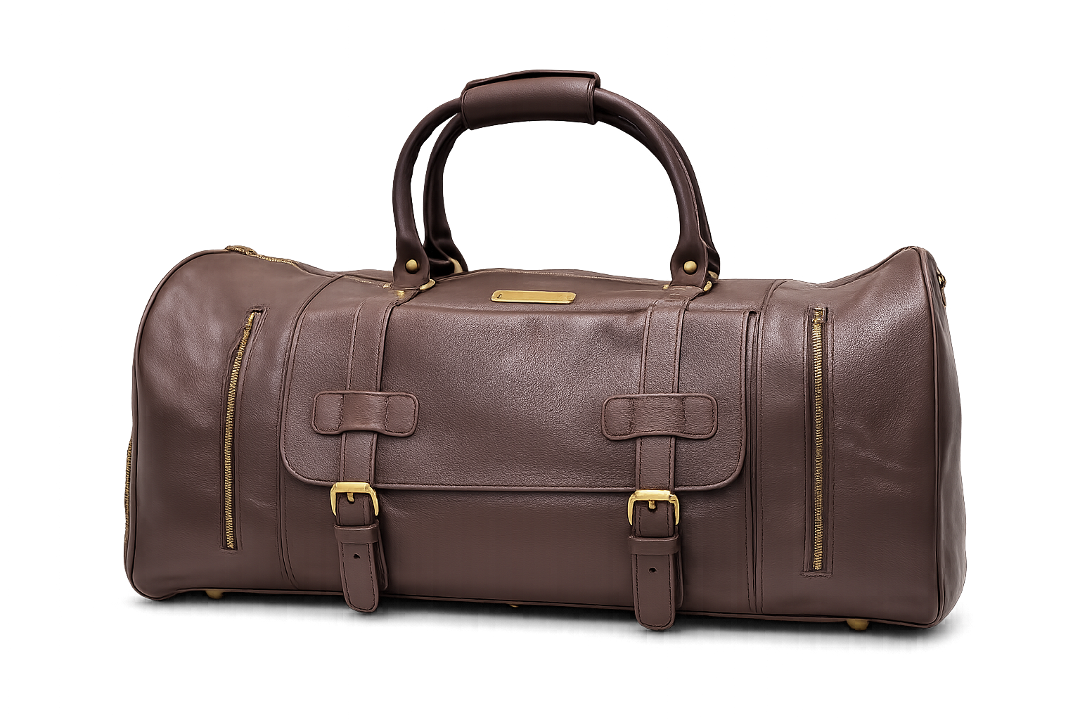 MyPT Leather Travel Duffel Bag | Premium Gym, Travel & Weekender Bag