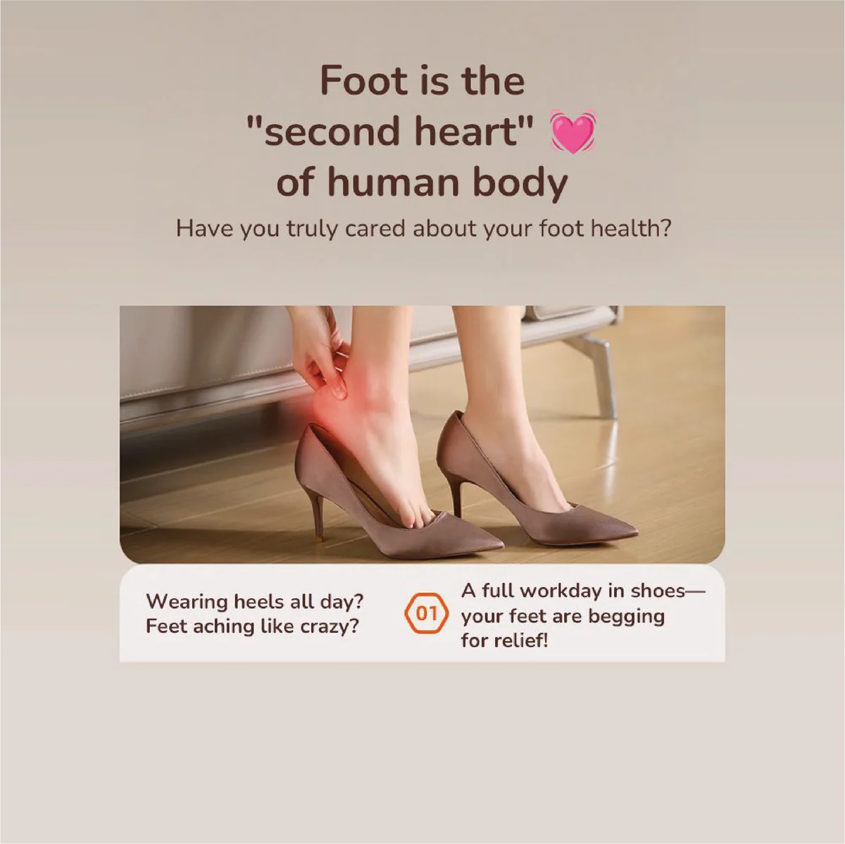 Midnight Foot Massager - Air Compression, Heat, 3 Modes, 9 Levels - Foot Fatigue & Circulation Relief