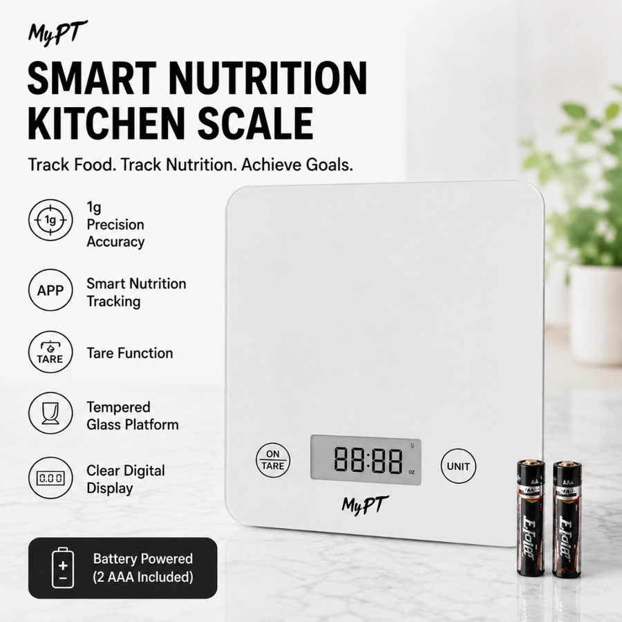 MyPT Smart Nutrition Kitchen Scale | White