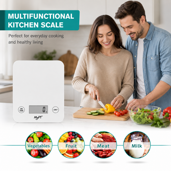 MyPT Smart Nutrition Kitchen Scale | White