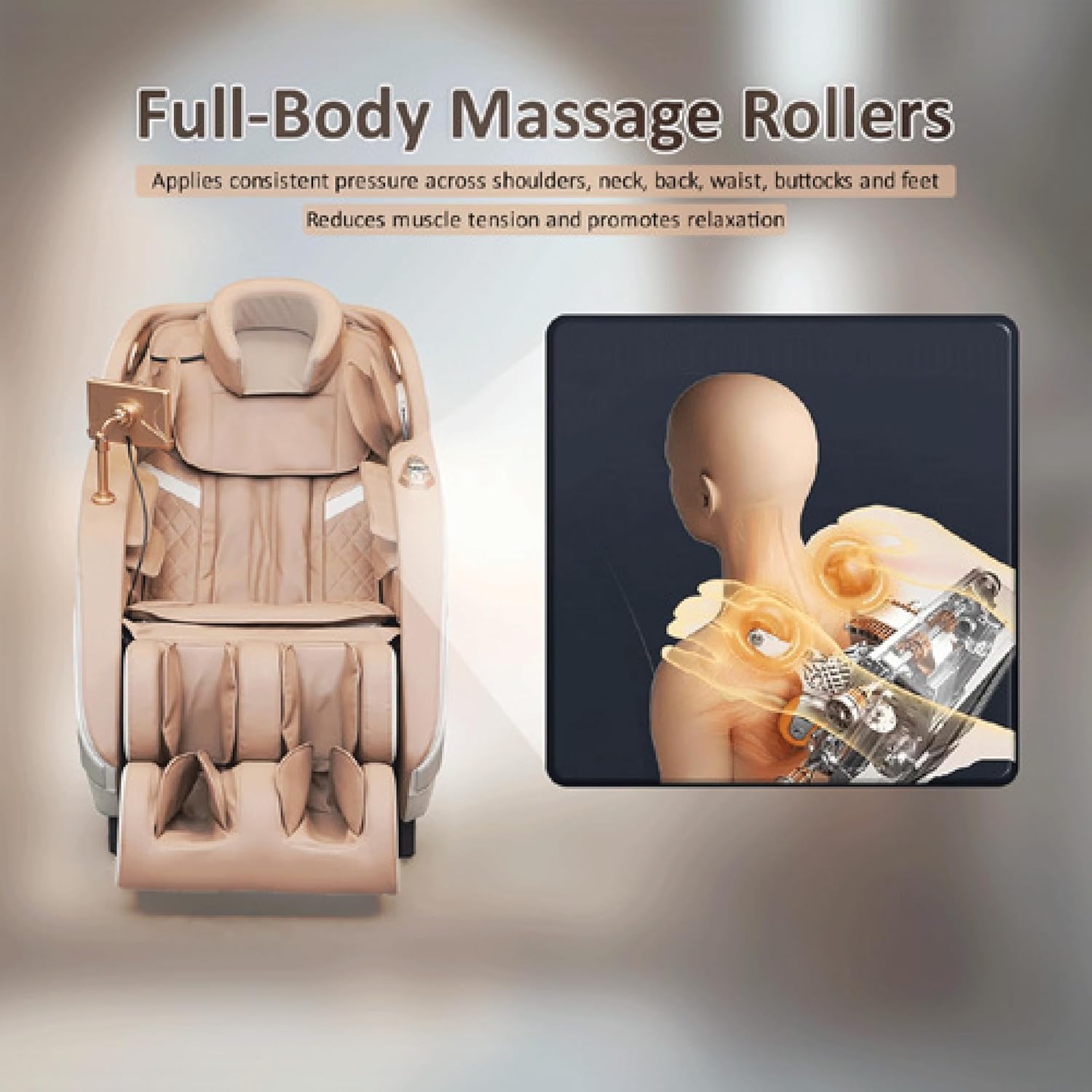 Onyx Massage Chair | SL-Track | Zero Gravity | 5 Auto Programs | U-Shaped Head Massage | Heat Therapy | GuaSha Foot | Bluetooth