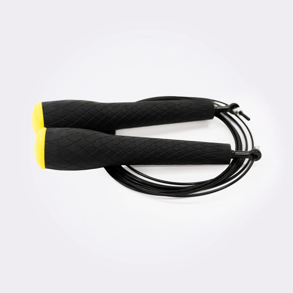TRX Speed Jump Rope | Adjustable 10ft Cable | 4 Ball Bearings | Lightweight | Foam Handles