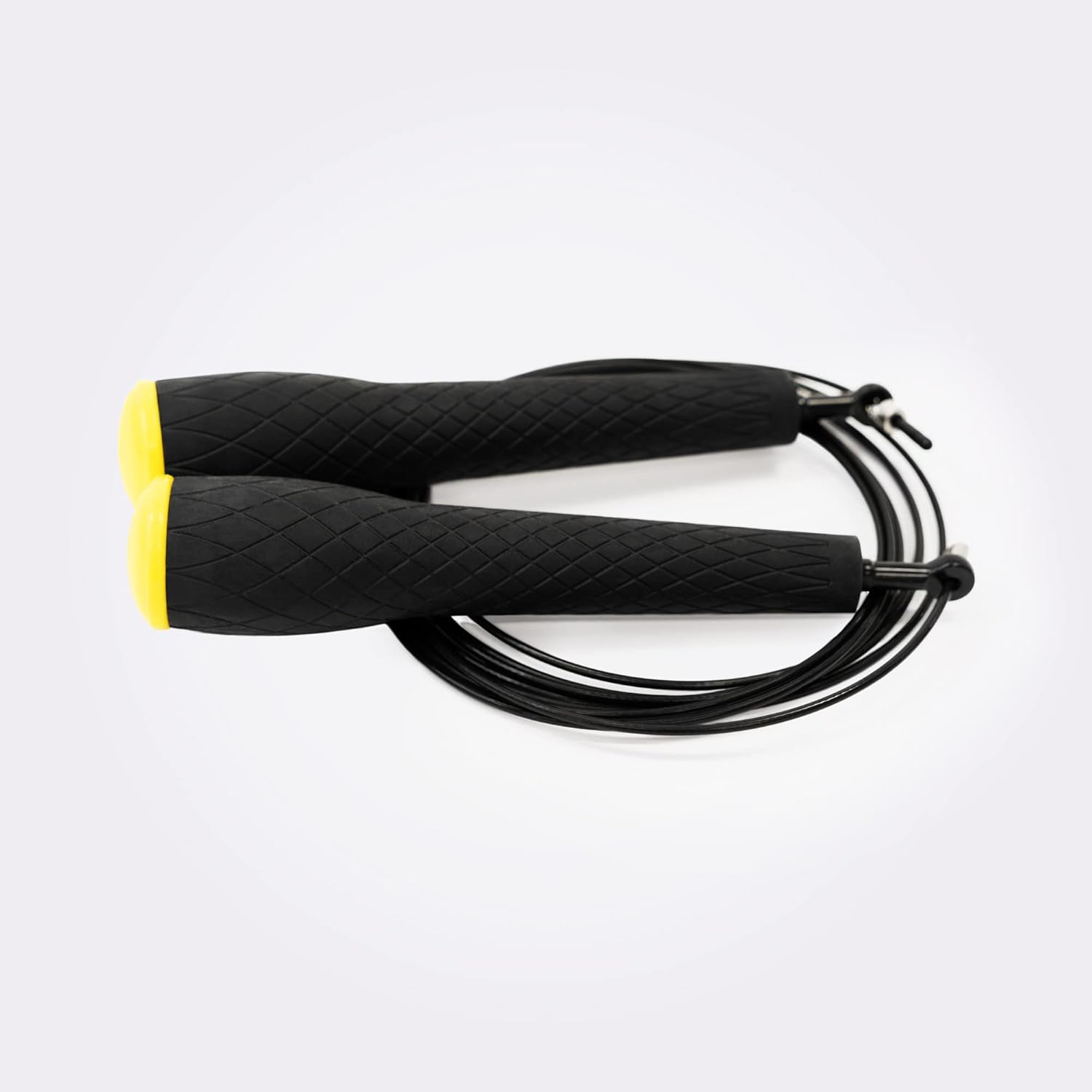 TRX Speed Jump Rope | Adjustable 10ft Cable | 4 Ball Bearings | Lightweight | Foam Handles