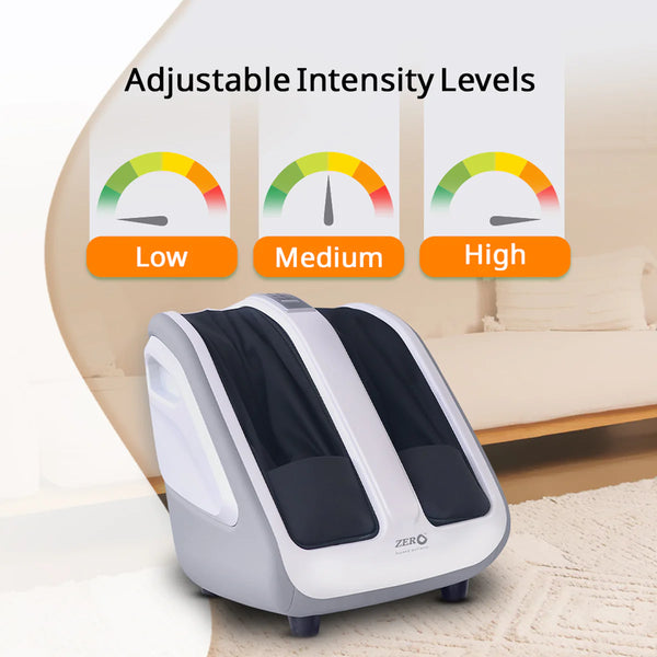 Xenso Foot & Calf Massager | Air Compression, Rolling Massage, Heat Therapy & 3 Modes – Home Wellness Device