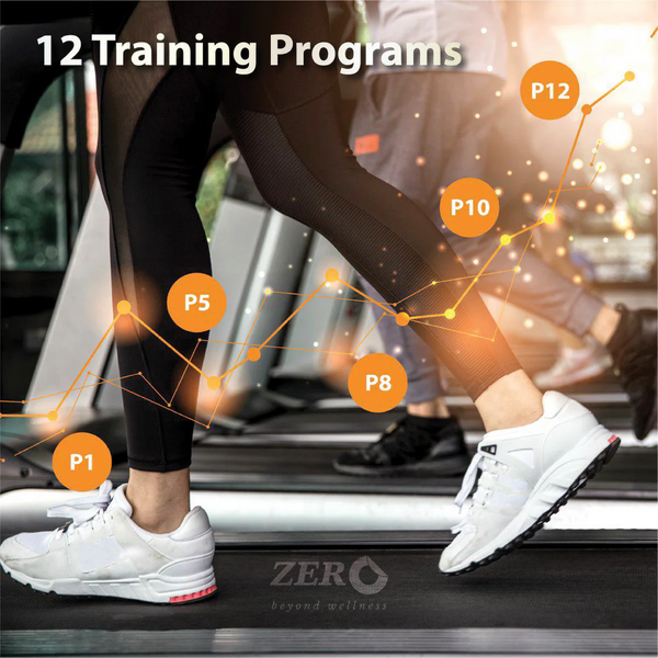 ZERO ZTR-15 Foldable Treadmill | 1.5HP Turbo Motor, 1–14 km/h Speed, 12 Auto Programs, Heart Rate Monitor & Built-in MP3 Speaker for Home Gym